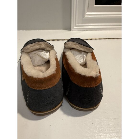 NEW Hari Mari Men Hacienda Pewter Gray Shearling Lined Slipper Size 12 $160 [jb] - Picture 13 of 14